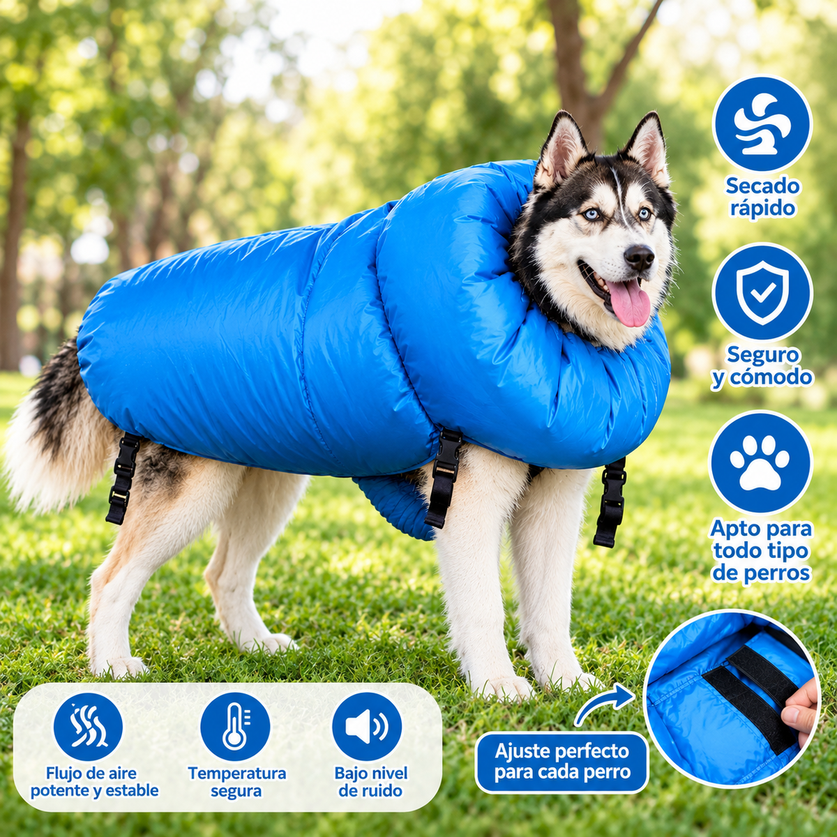 Bolsa secadora para mascotas