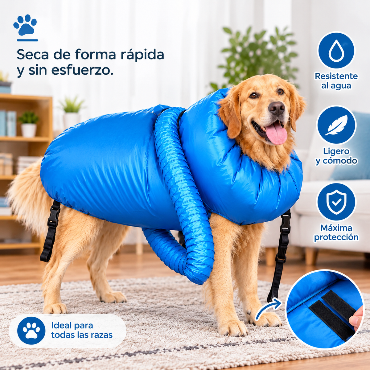Bolsa secadora para mascotas